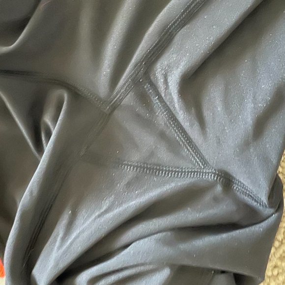 Lululemon Athletica Speed Tight black and coral full length size 4 - Picture 12 of 12